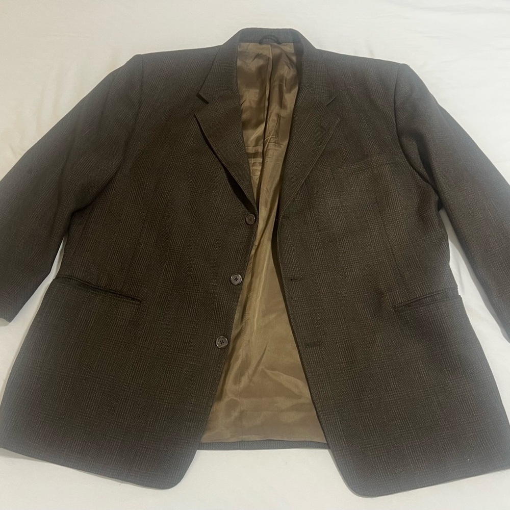 Bassoni Collection Classic Brown Men's Blazer